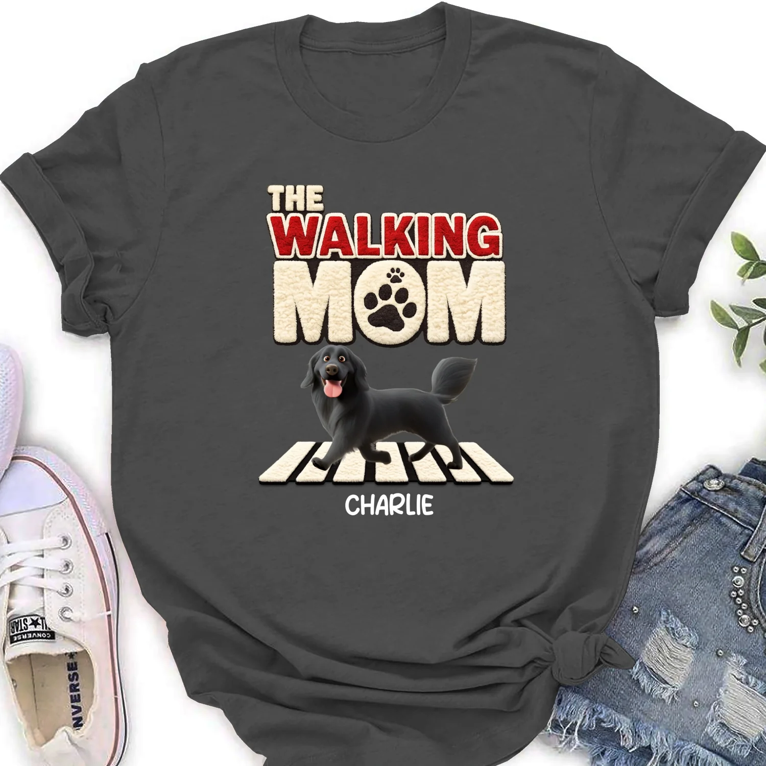 Stuffy Walking Mom - Personalized Custom Women's T-Shirt - Image 8