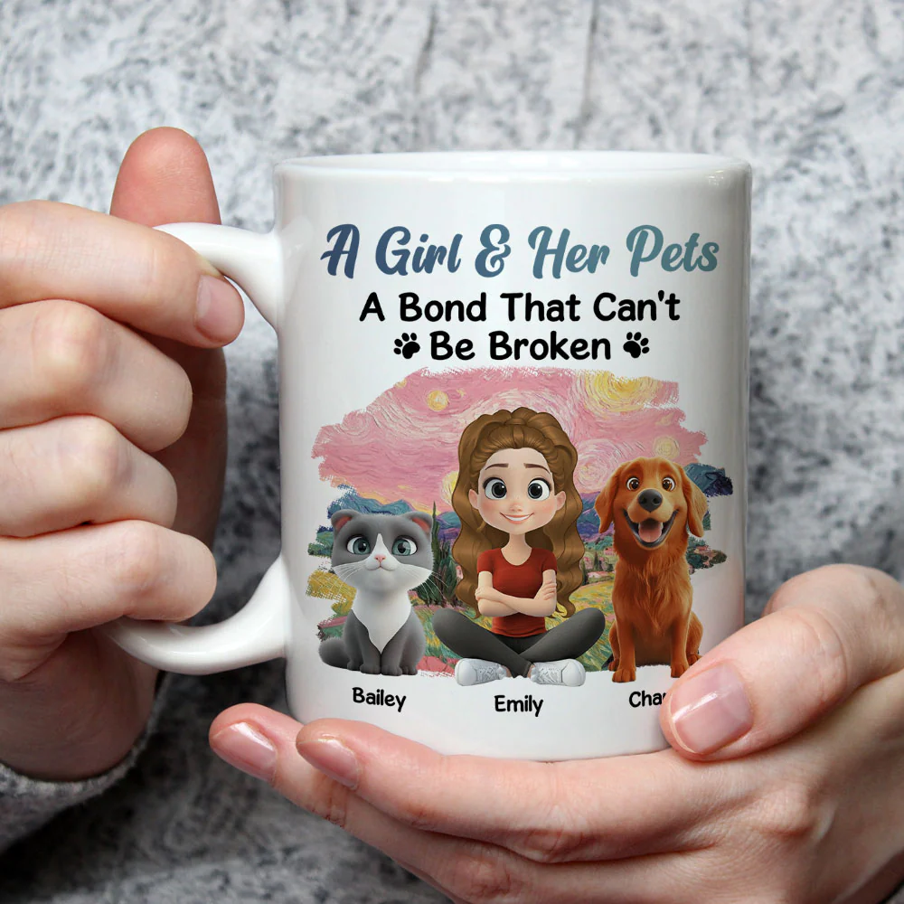 Sunset Beside Pets - Personalized Custom Coffee Mug - Image 3