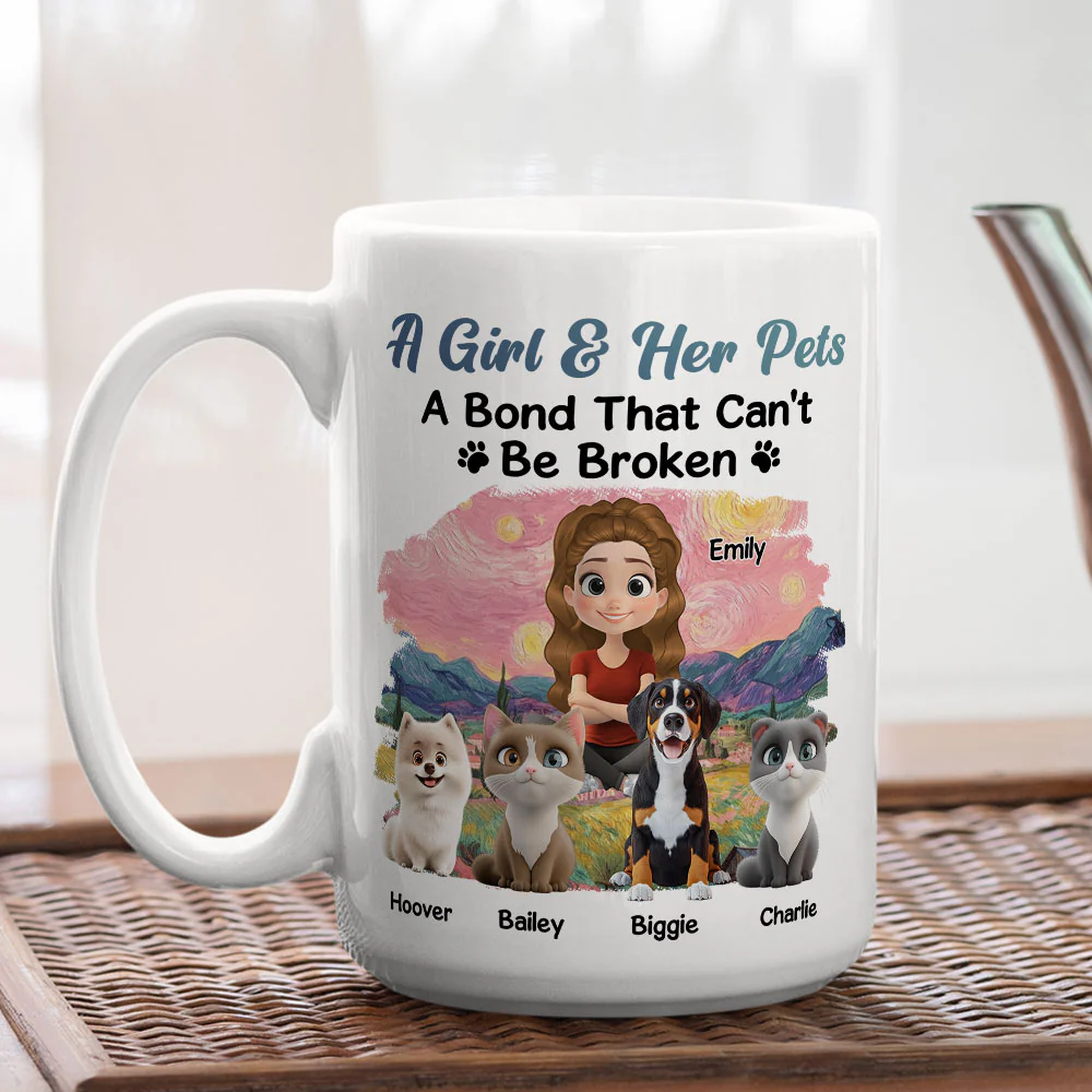 Sunset Beside Pets - Personalized Custom Coffee Mug - Image 4