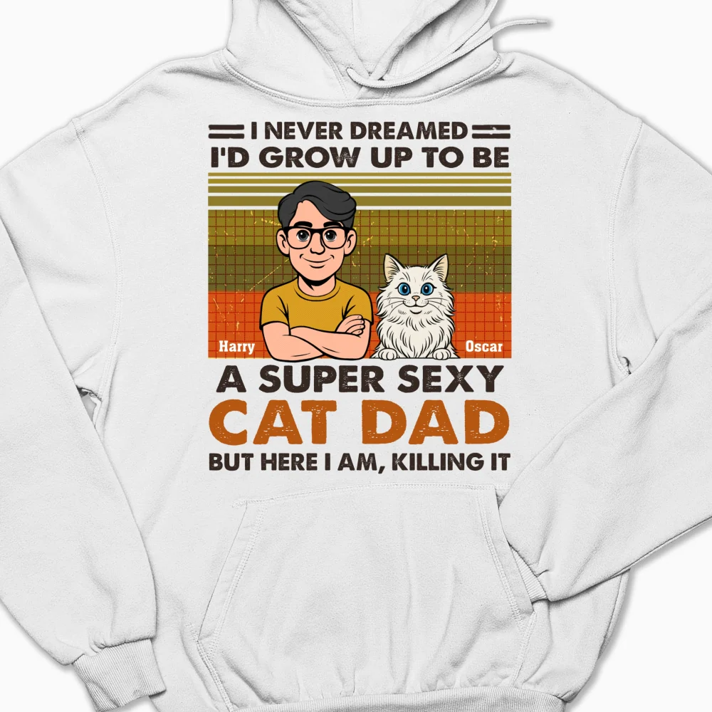 Super Sexy Cat Parent - Personalized Custom Hoodie - Image 4