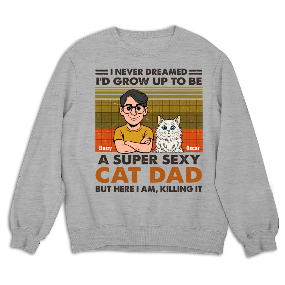 Super Sexy Cat Parent - Personalized Custom Sweatshirt - Image 5