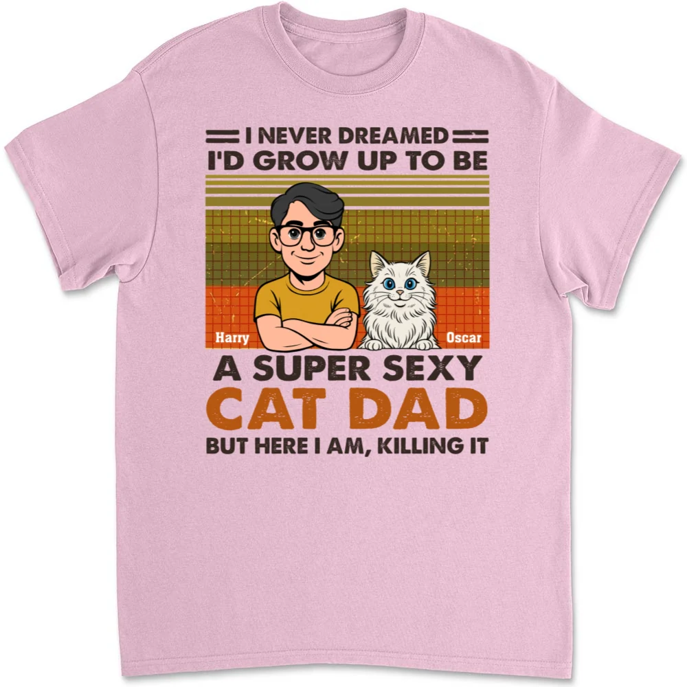 Super Sexy Cat Parent - Personalized Custom Unisex T-shirt - Image 7