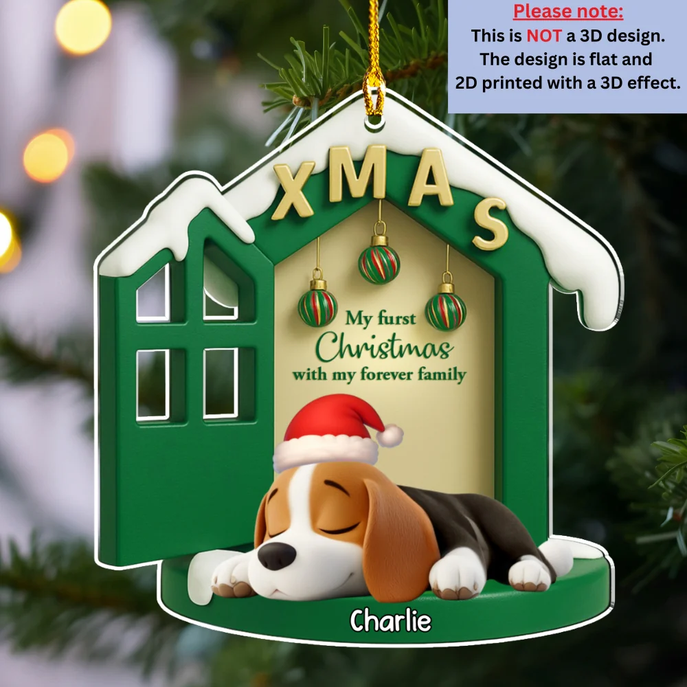 Sweetest Home Ever - Personalized Custom 3D Effect Acrylic Ornament - Image 7