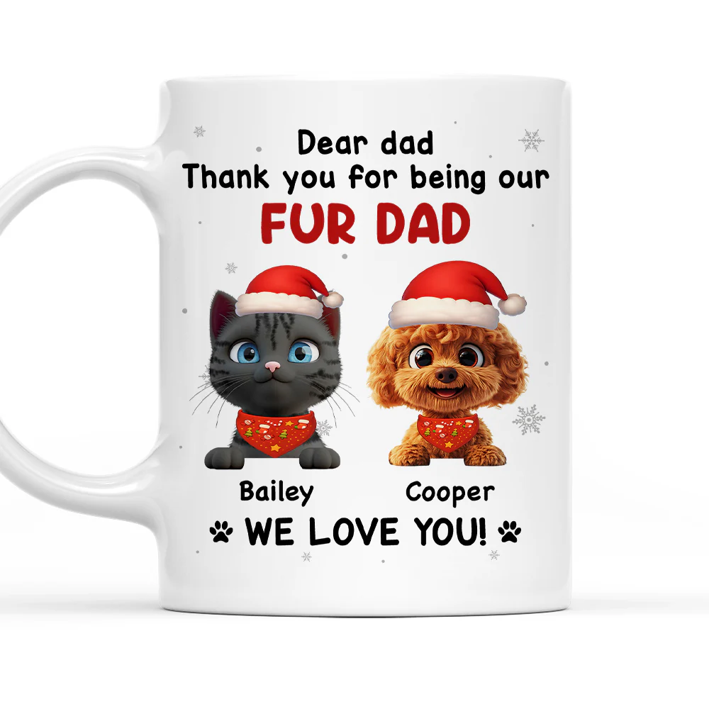 Thank For Being Our Favorite Human Ver Pet - Personalized Custom Coffee Mug