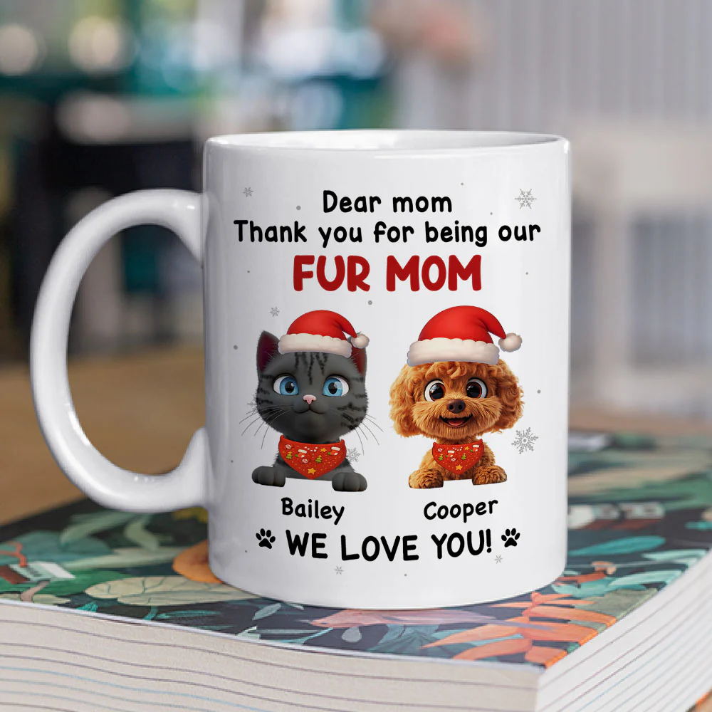 Thank For Being Our Favorite Human Ver Pet - Personalized Custom Coffee Mug - Image 3