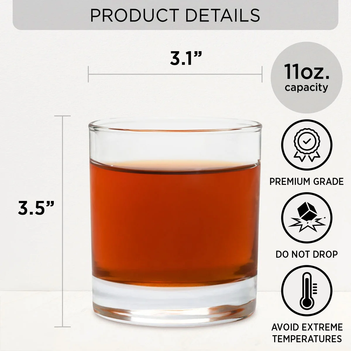 Thank You Dad - Personalized Custom Whiskey Glass - Image 6