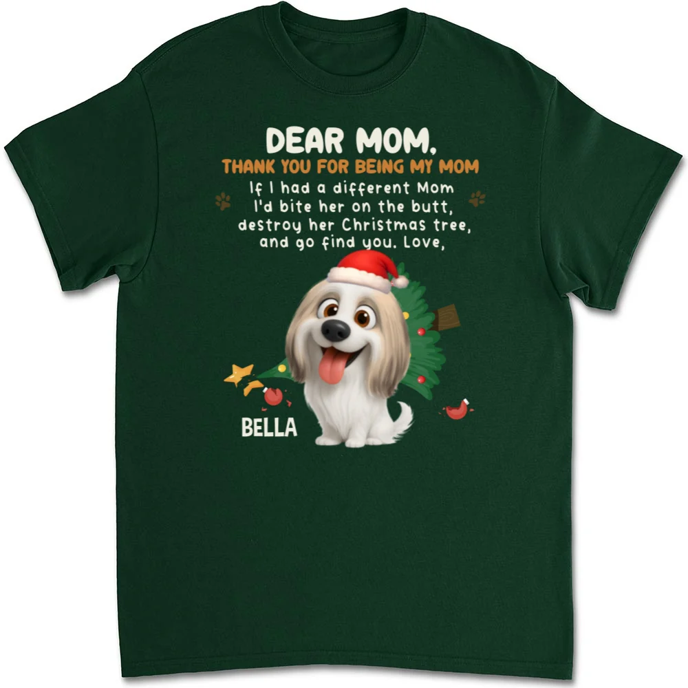Thank You For Being My Dad Mom Cartoon - Personalized Custom Unisex T-shirt - Image 7