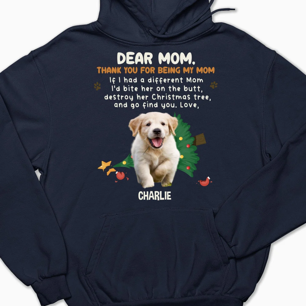 Thank You For Being My Dad Mom Cartoon Photo - Personalized Custom Hoodie - Image 6