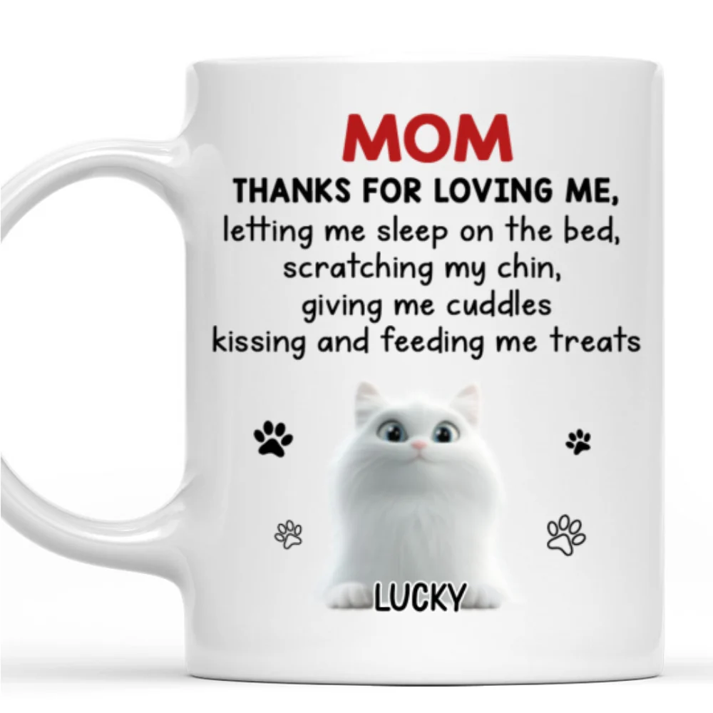 Thank You For Loving Cats - Personalized Custom Coffee Mug - Image 8