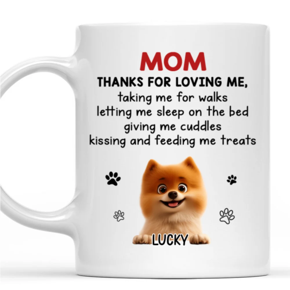 Thank You For Loving Me - Personalized Custom Coffee Mug - Image 6