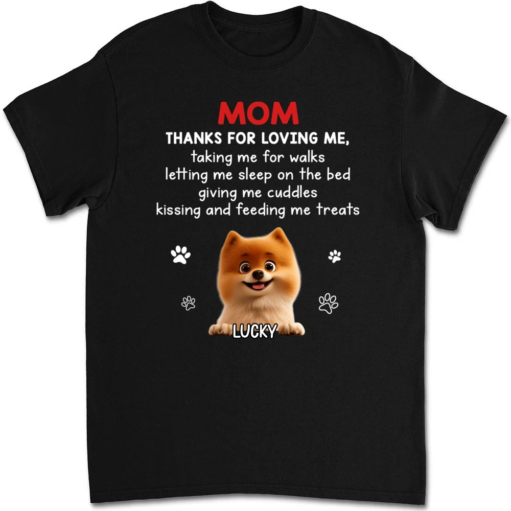 Thank You For Loving Me - Personalized Custom Unisex T-shirt - Image 10