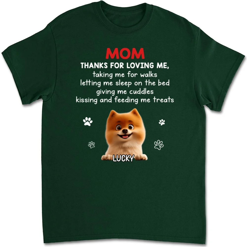 Thank You For Loving Me - Personalized Custom Unisex T-shirt - Image 7