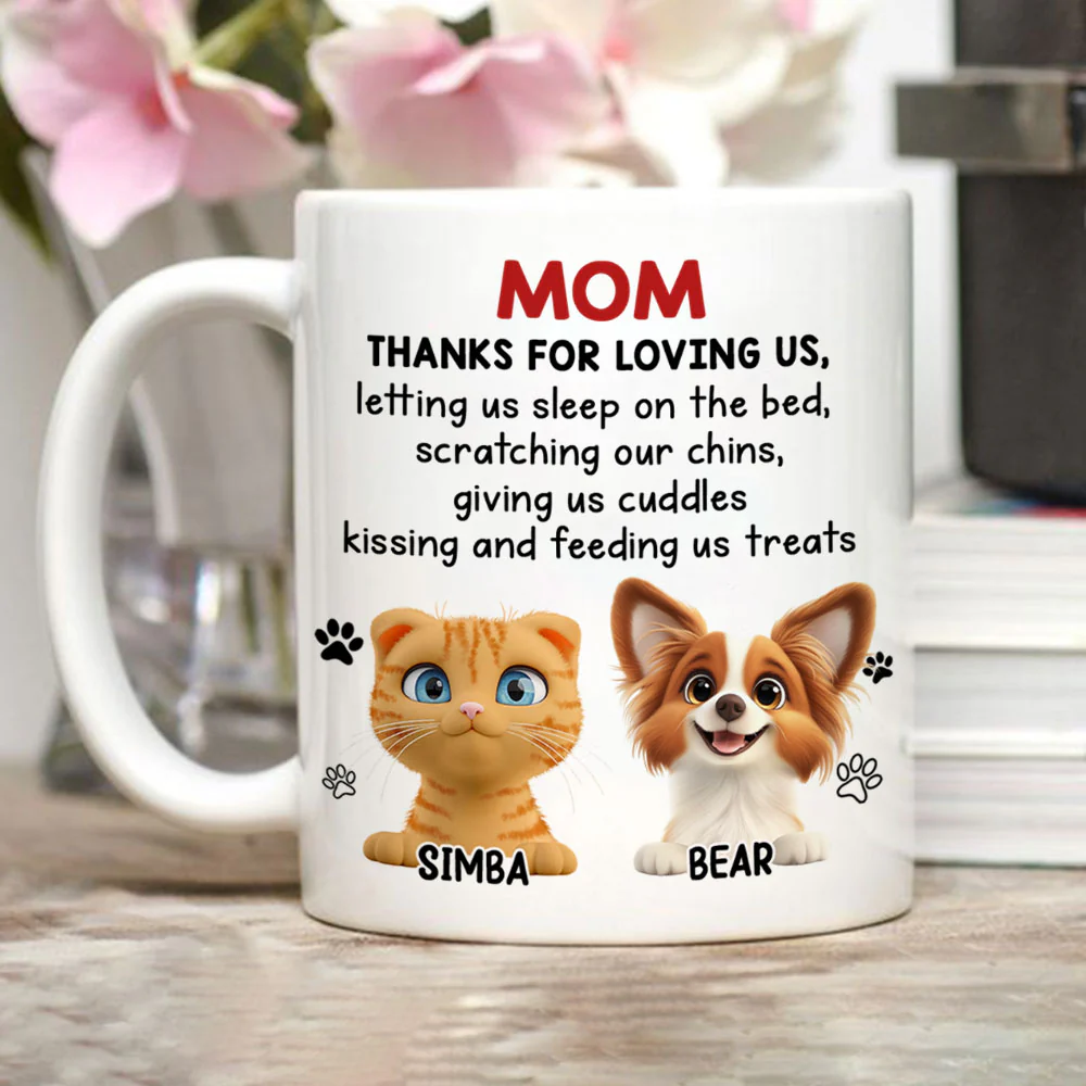 Thank You For Loving Us - Personalized Custom Coffee Mug - Image 2