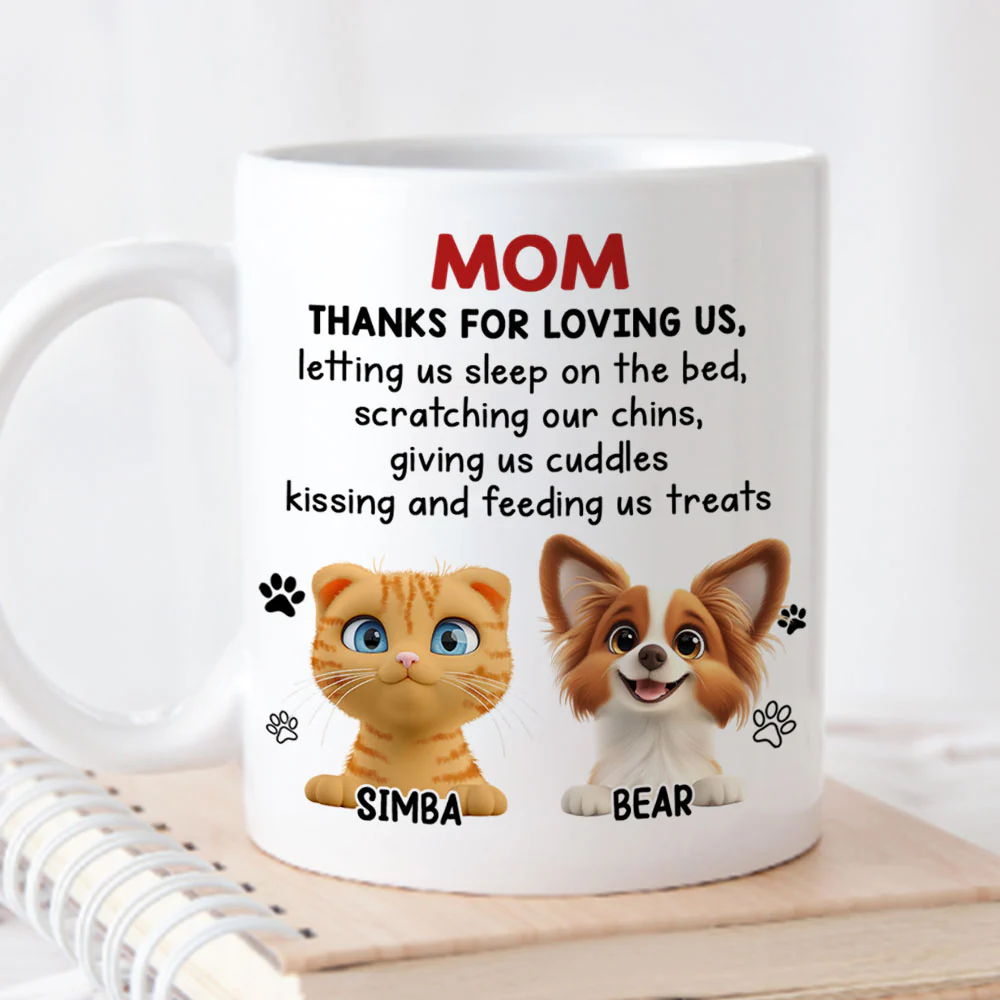 Thank You For Loving Us - Personalized Custom Coffee Mug - Image 3