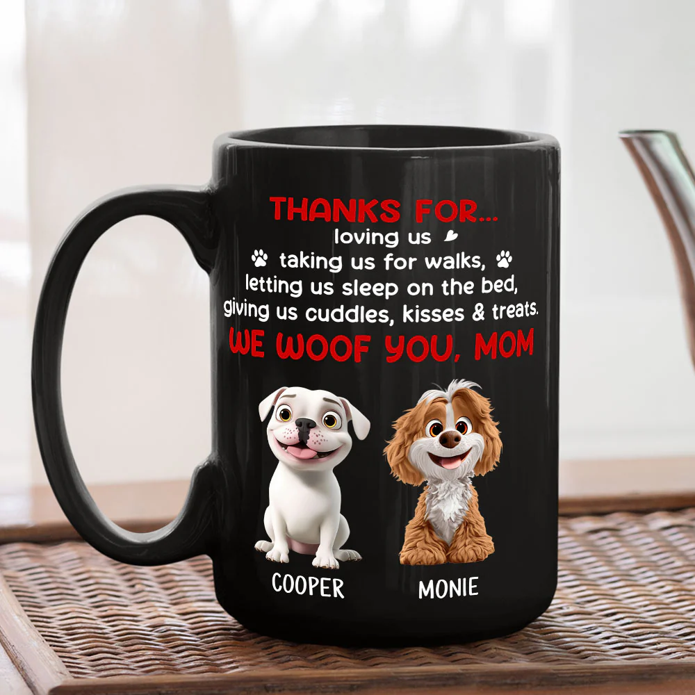Thanks Daddy - Personalized Custom Coffee Mug - Image 4