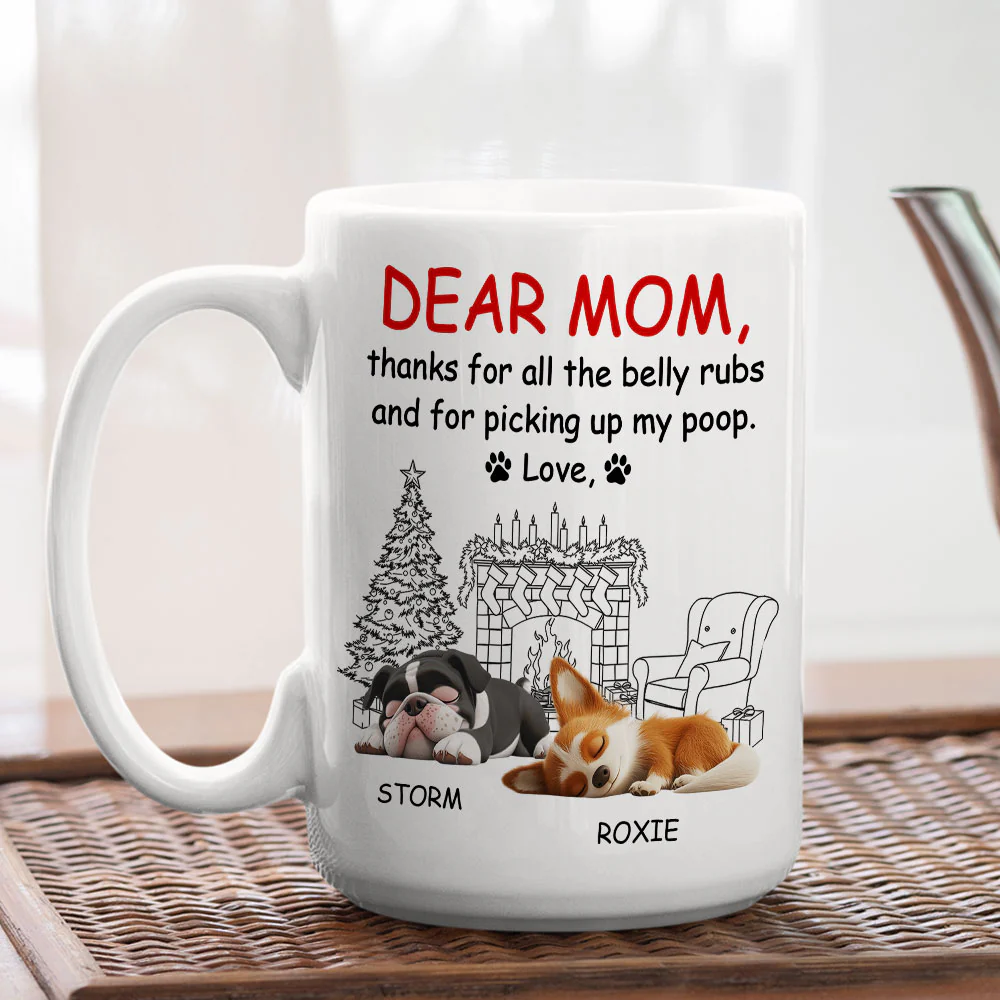 Thanks For All The Belly Rubs - Personalized Custom Coffee Mug - Image 7
