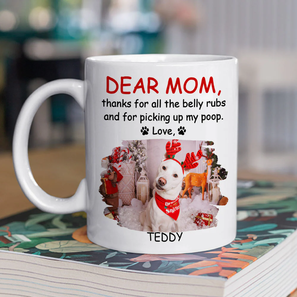Thanks For All The Belly Rubs Pet Version Photo - Personalized Custom Coffee Mug
