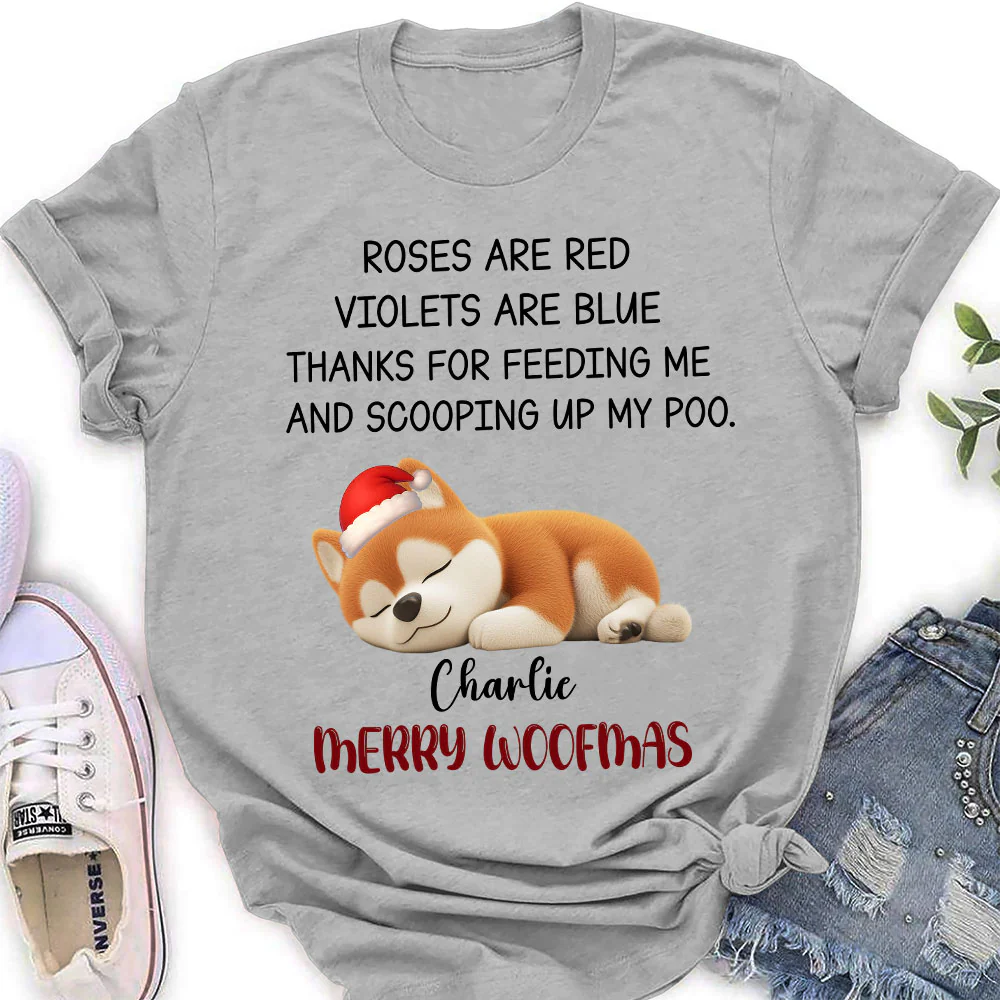 Thanks For Being Here With Me - Personalized Custom Women's T-Shirt - Image 5