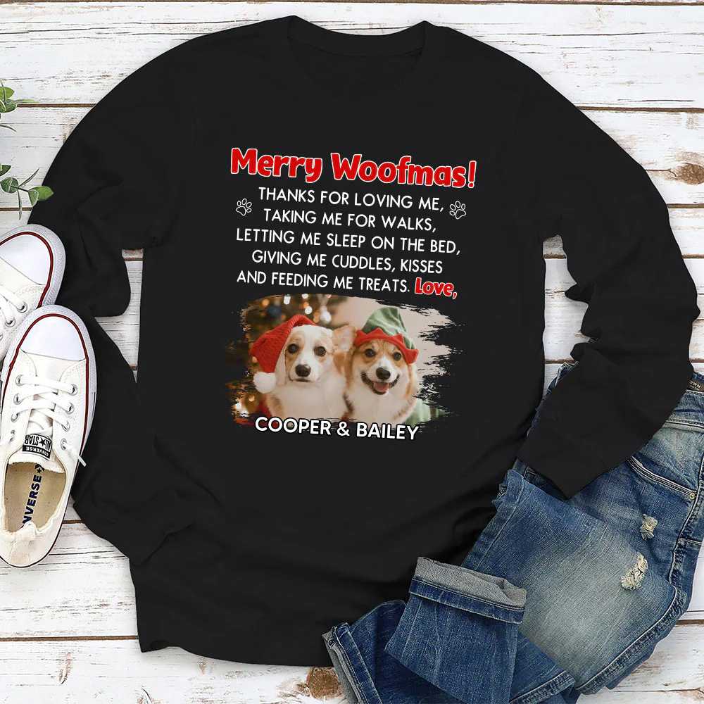 Thanks For Everything Photo - Personalized Custom Long Sleeve