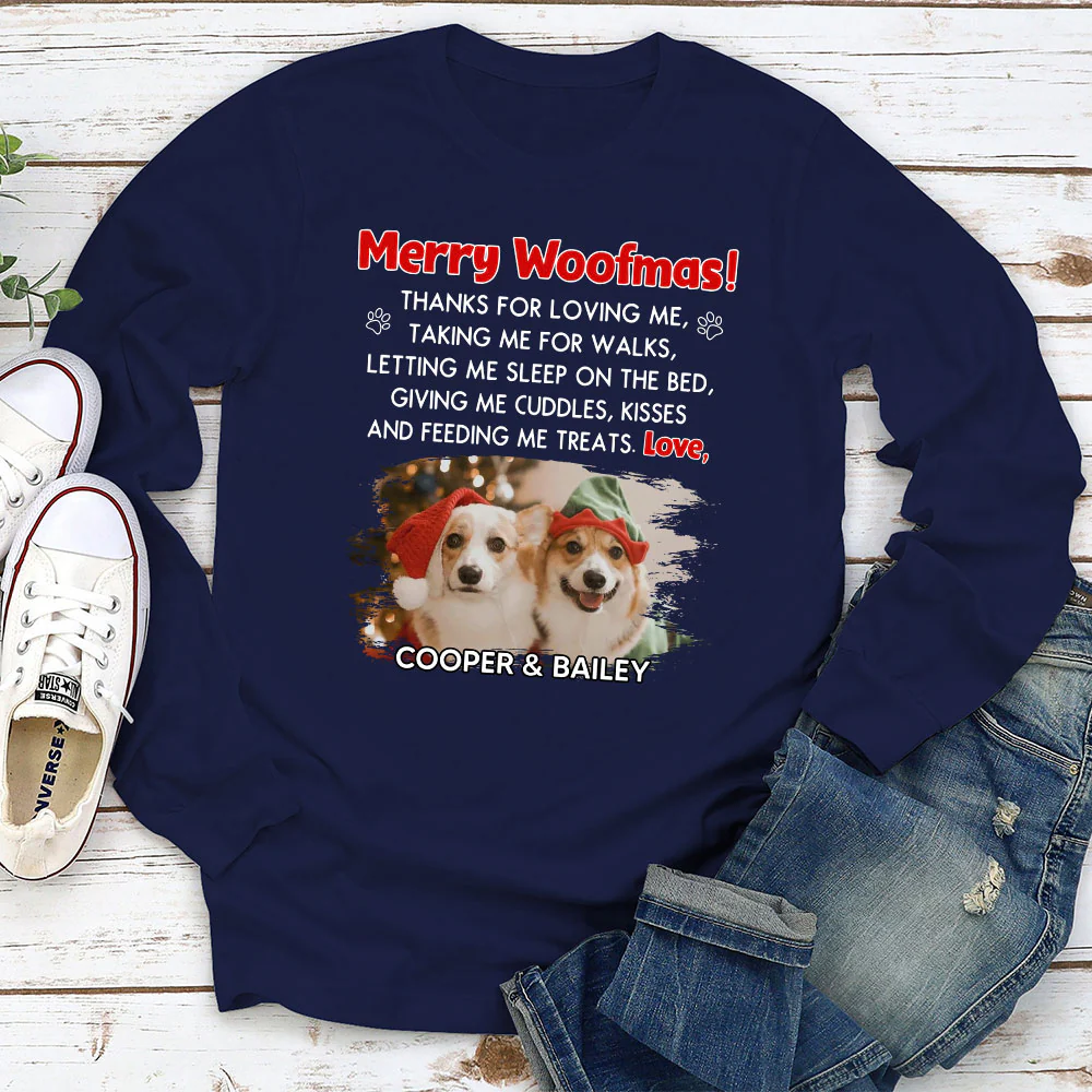 Thanks For Everything Photo - Personalized Custom Long Sleeve - Image 2