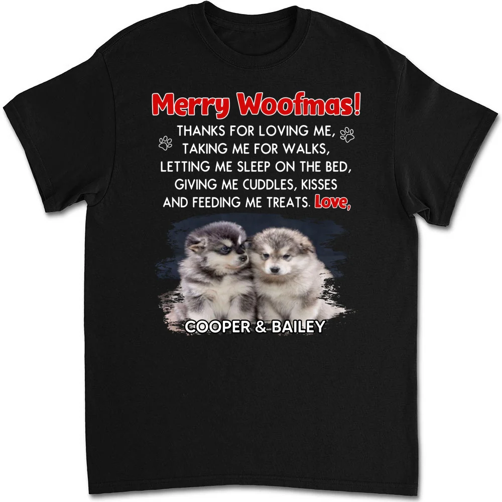 Thanks For Everything Photo- Personalized Custom Unisex T-Shirt - Image 3