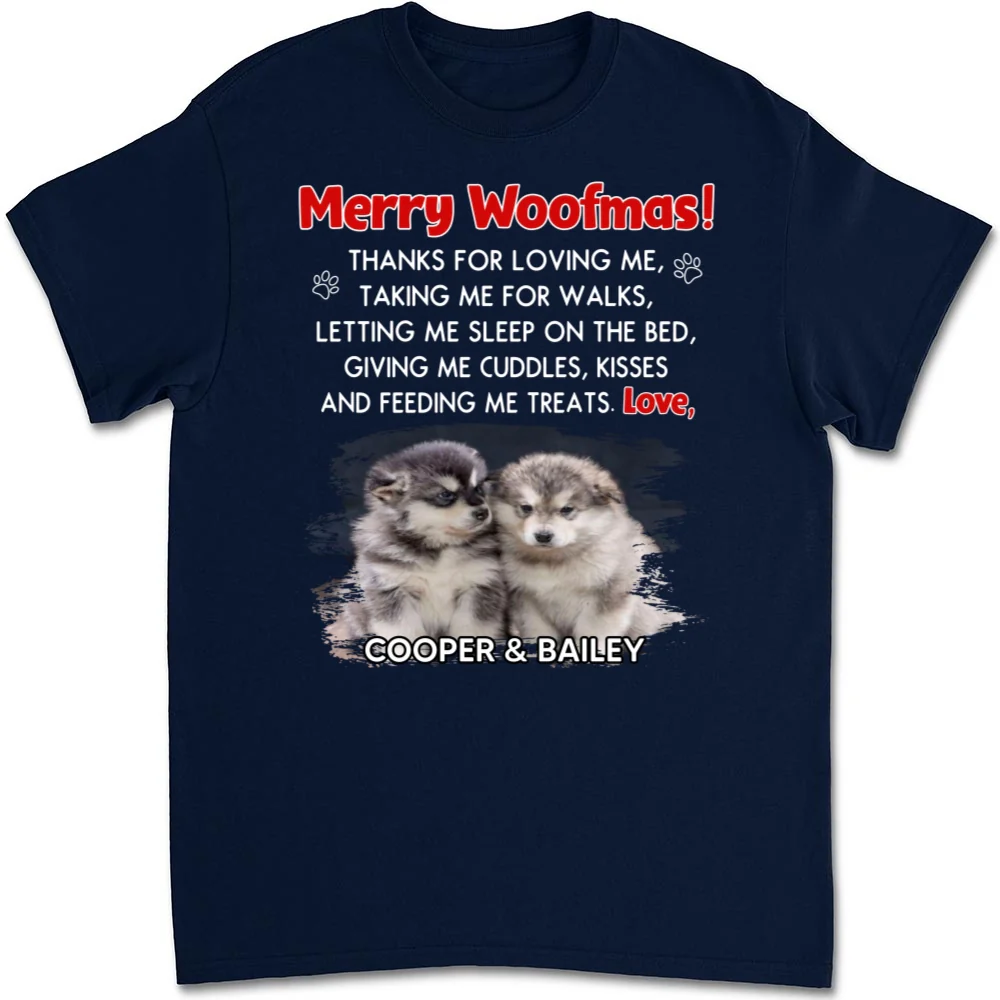 Thanks For Everything Photo- Personalized Custom Unisex T-Shirt - Image 4