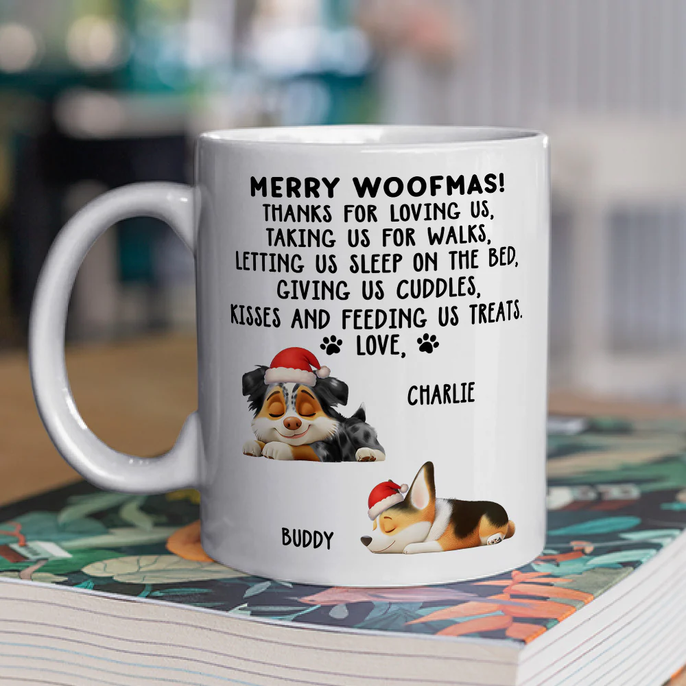 Thanks For Loving Me Christmas - Personalized Custom Coffee Mug - Image 2
