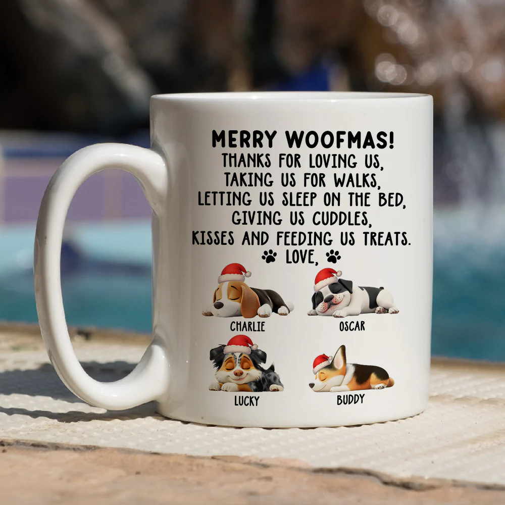 Thanks For Loving Me Christmas - Personalized Custom Coffee Mug - Image 4