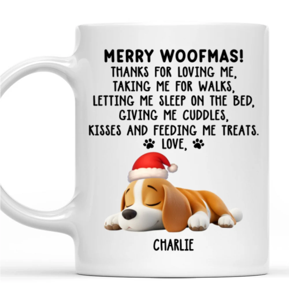 Thanks For Loving Me Christmas - Personalized Custom Coffee Mug - Image 8