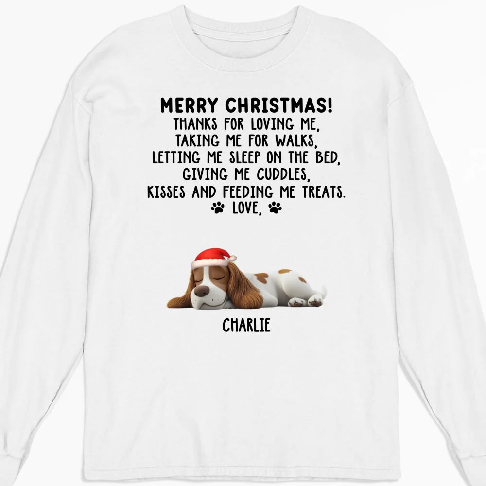 Thanks For Loving Me Fur Babies - Personalized Custom Long Sleeve T-Shirt - Image 4