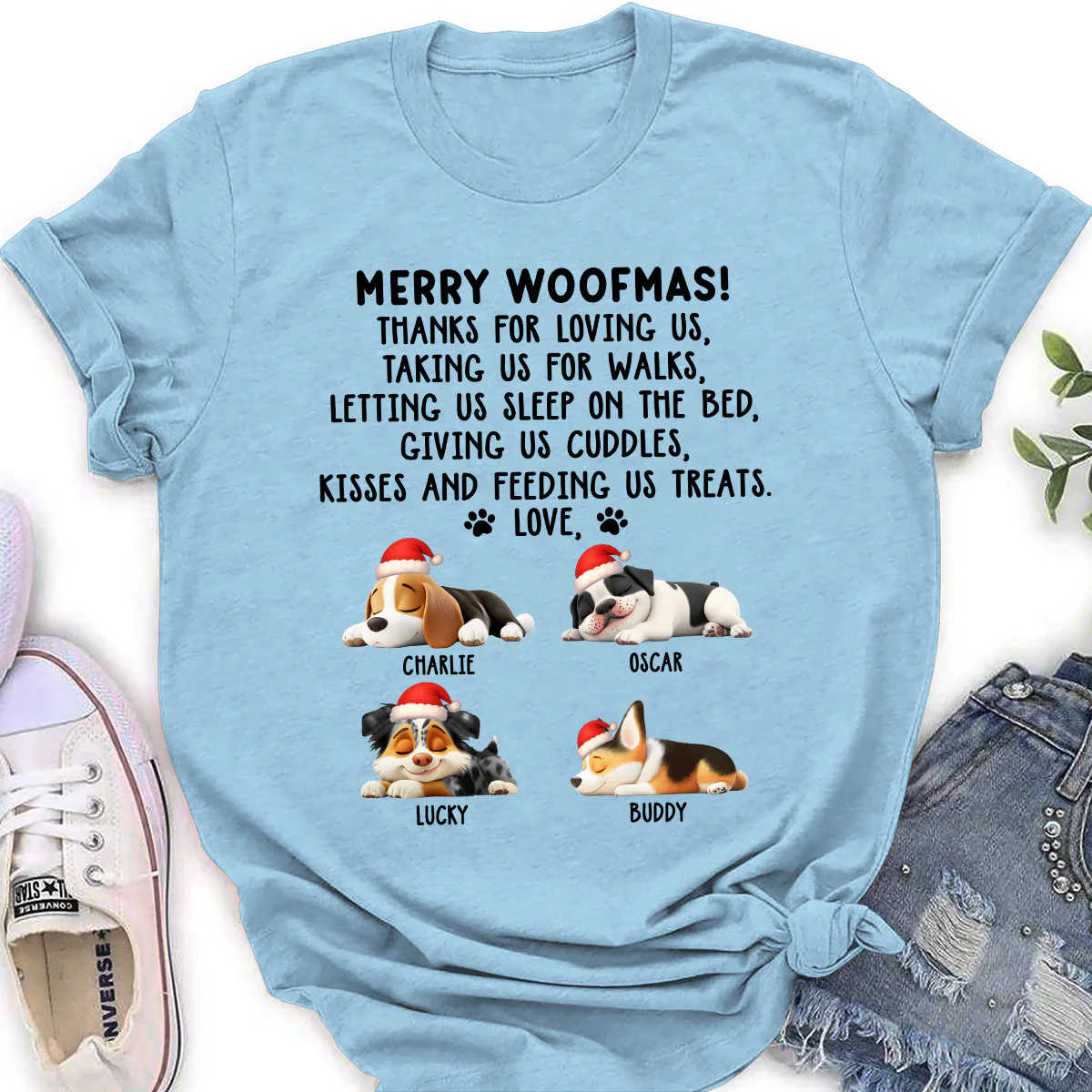 Thanks For Loving Me - Personalized Custom Women's T-shirt - Image 2