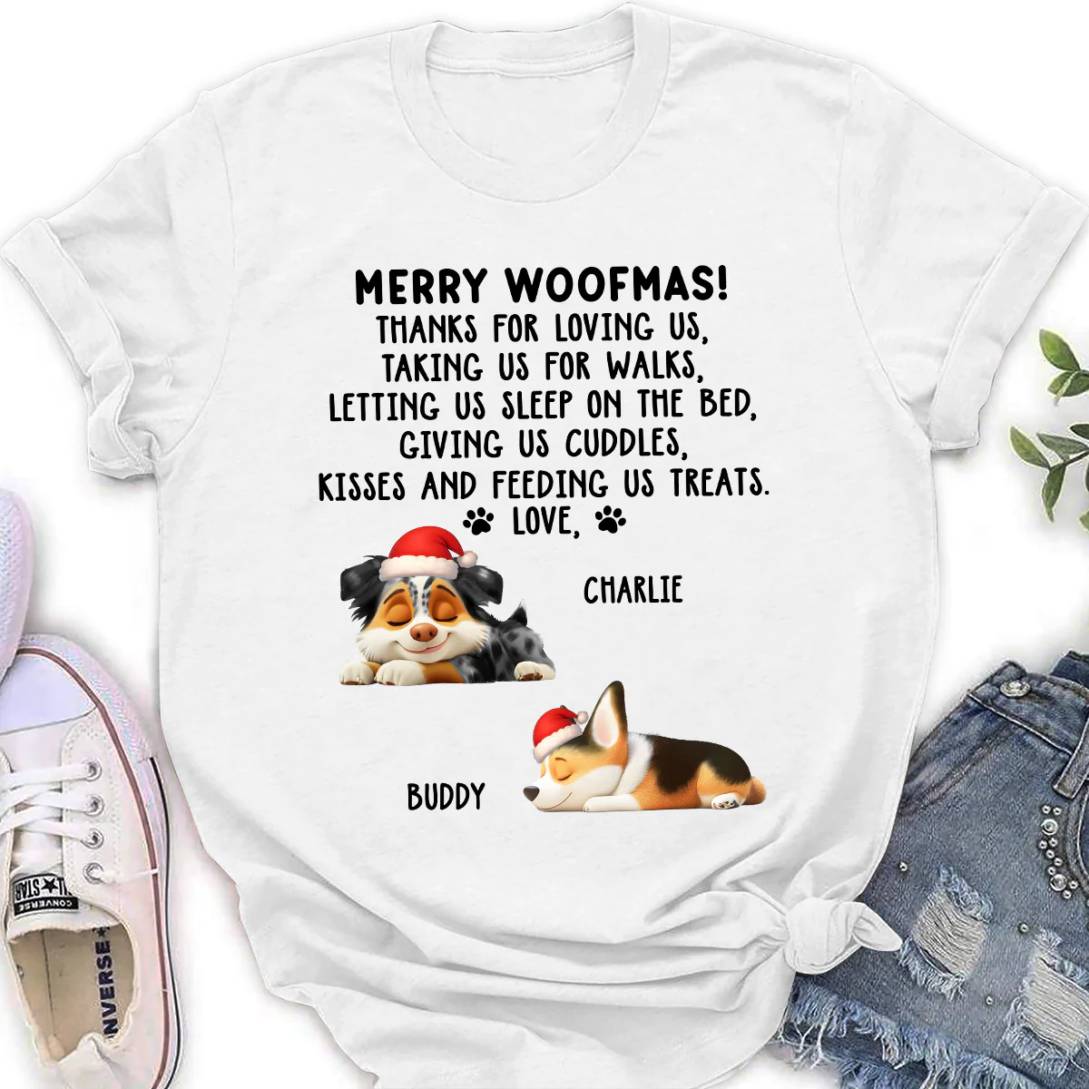 Thanks For Loving Me - Personalized Custom Women's T-shirt - Image 4