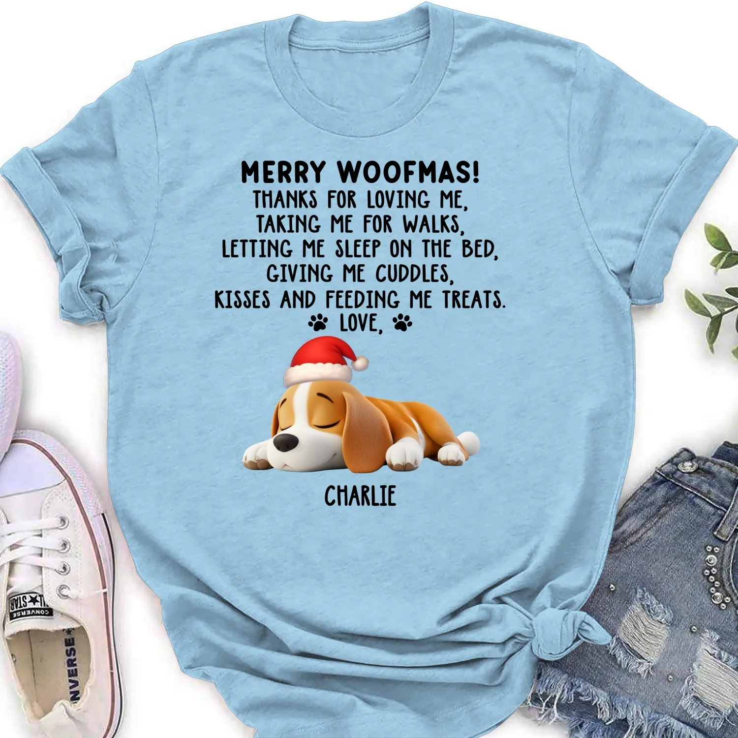 Thanks For Loving Me - Personalized Custom Women's T-shirt - Image 8
