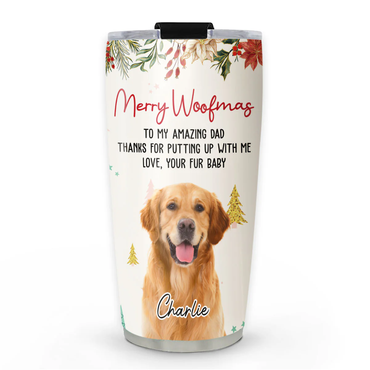 Thanks For Putting Up Photo - Personalized Custom Tumbler