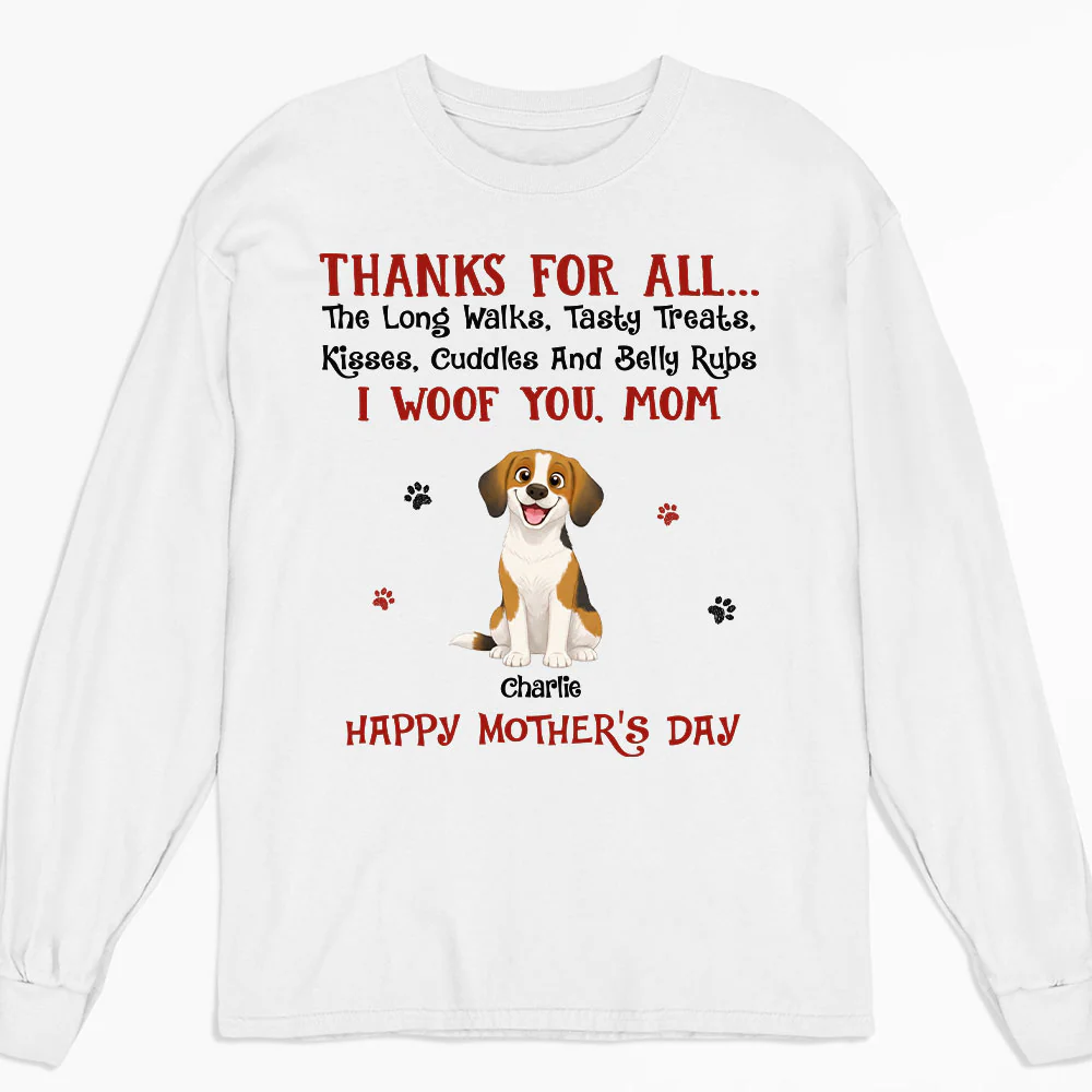 Thanks For Tasty Treats - Personalized Custom Long Sleeve T-Shirt