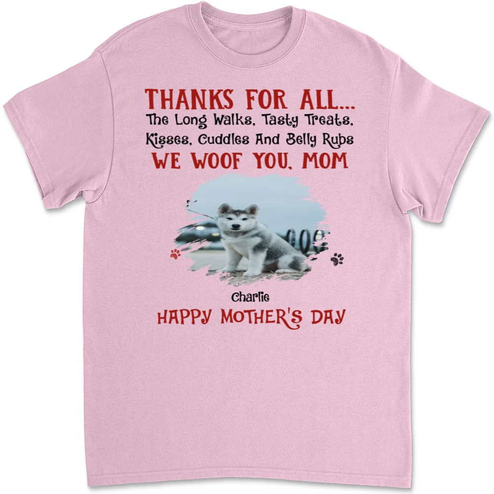 Thanks For Tasty Treats Photo - Personalized Custom Unisex T-Shirt - Image 6