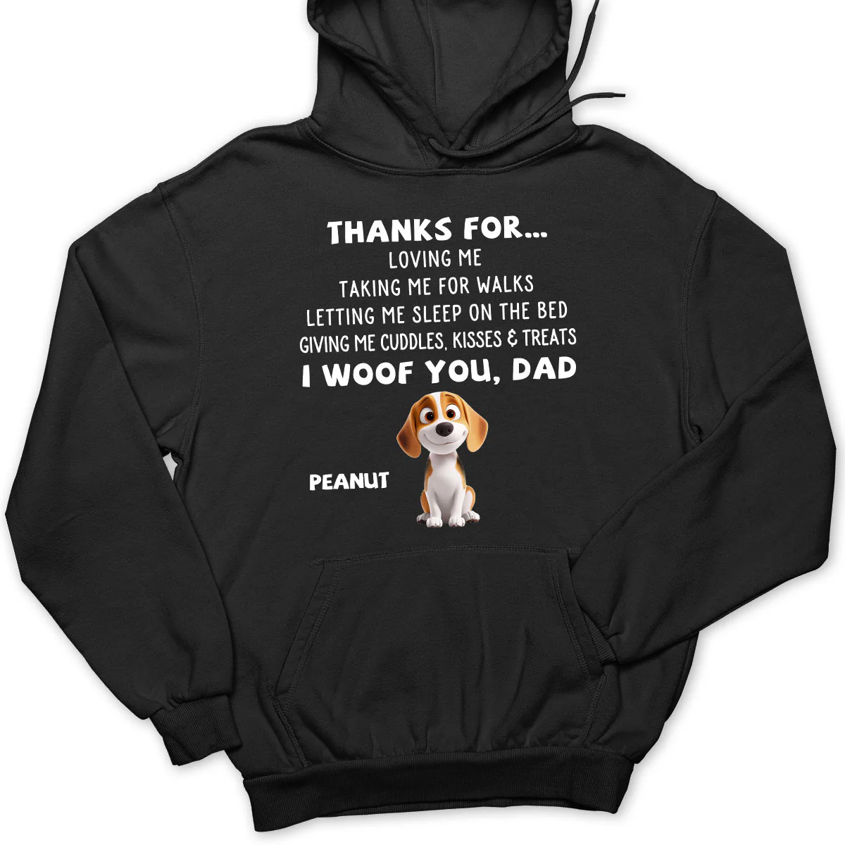 Thanks For Things You Do Cartoon - Personalized Custom Hoodie