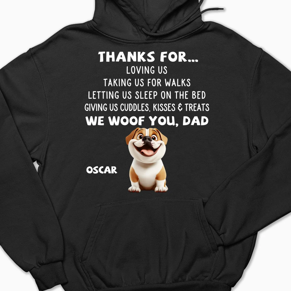 Thanks For Things You Do Cartoon - Personalized Custom Hoodie - Image 7