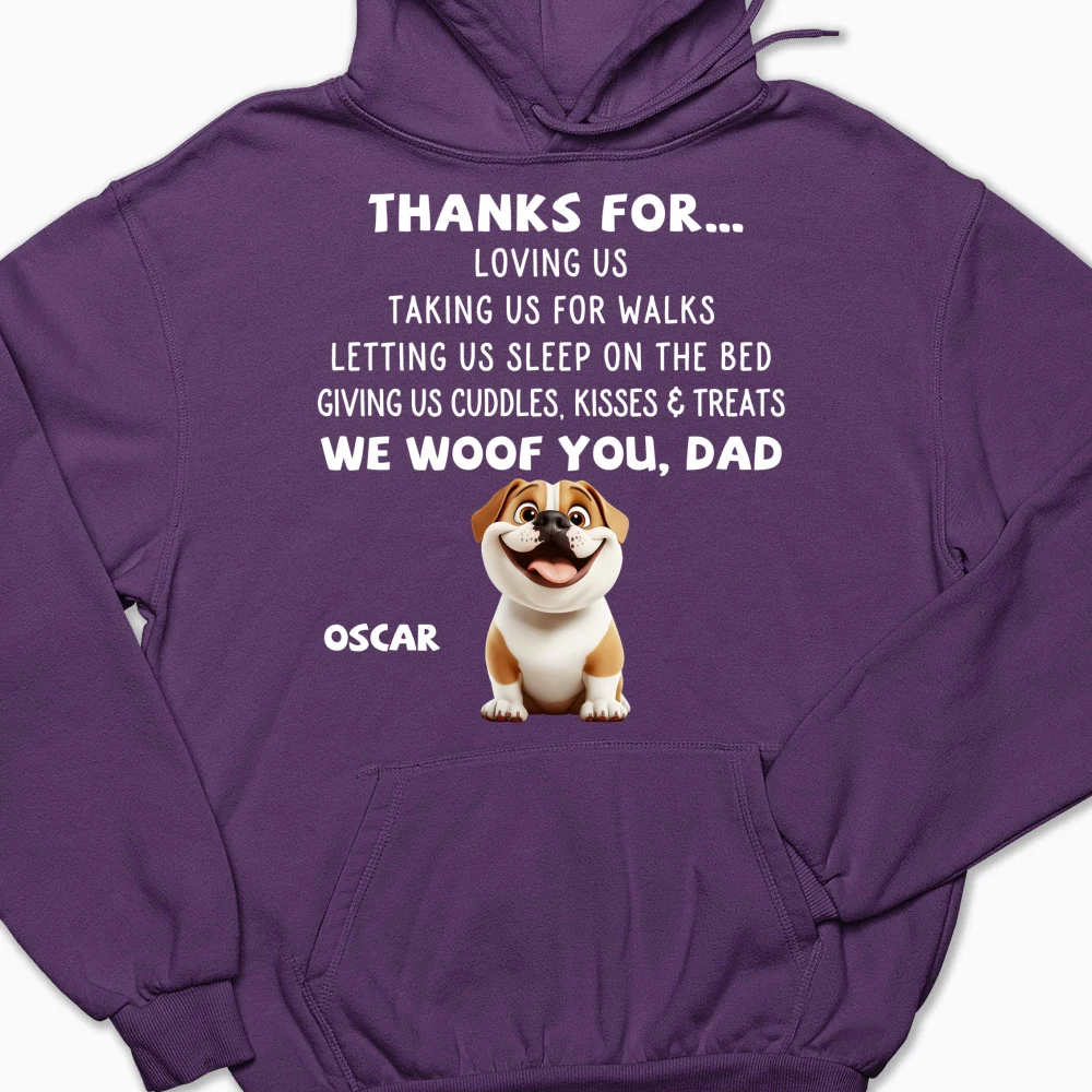 Thanks For Things You Do Cartoon - Personalized Custom Hoodie - Image 9