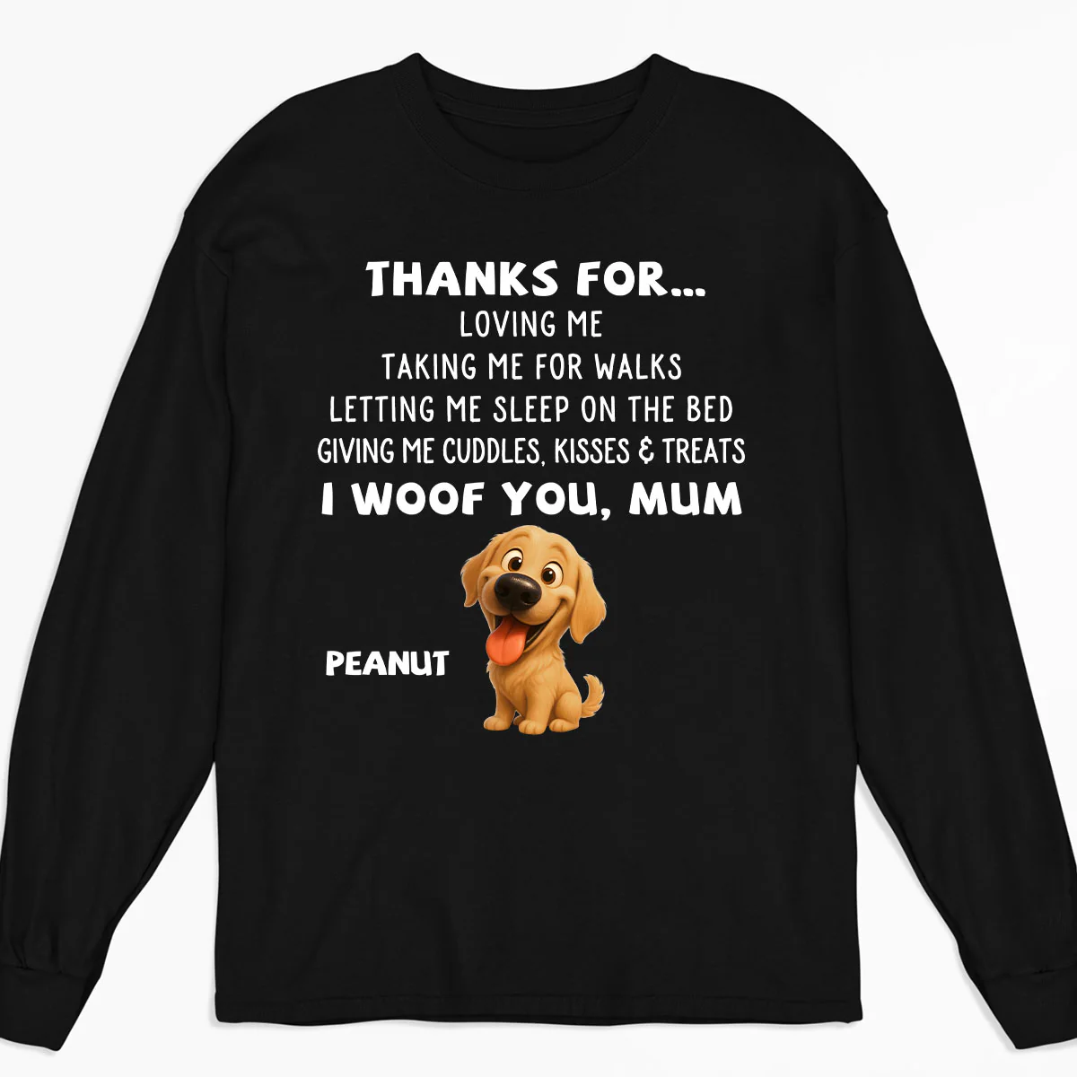 Thanks For Things You Do - Personalized Custom Long Sleeve T-shirt