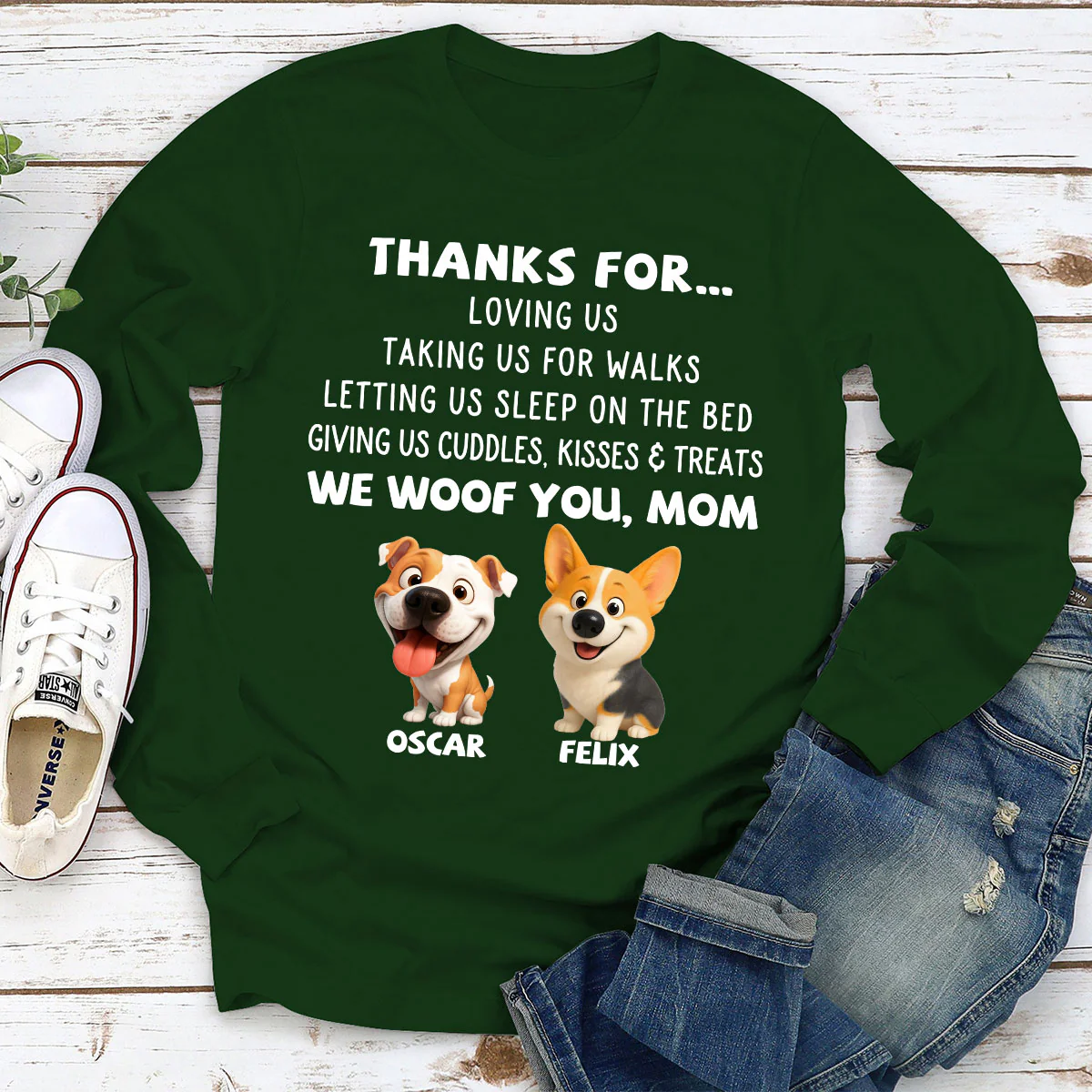 Thanks For Things You Do - Personalized Custom Long Sleeve T-shirt - Image 5