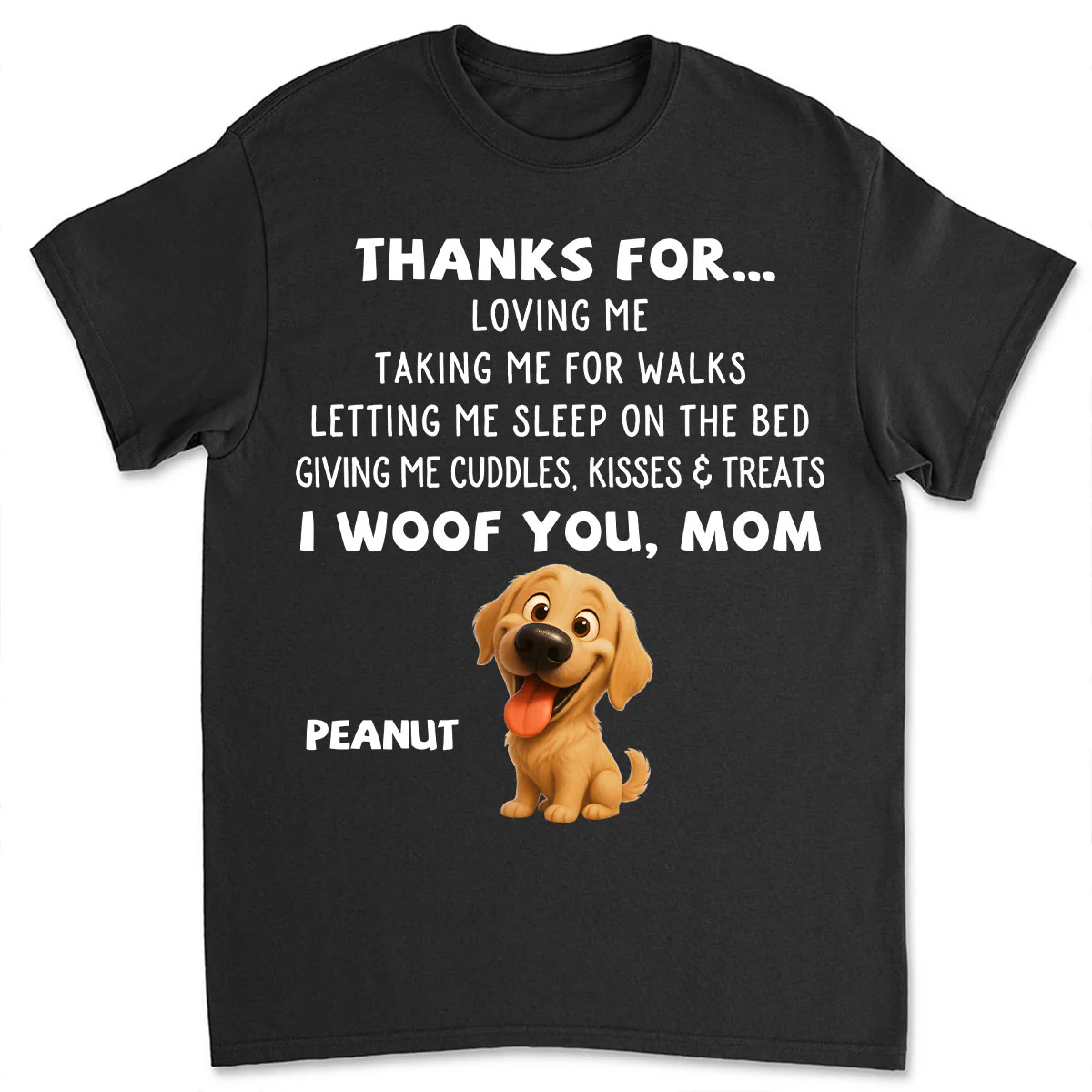 Thanks For Things You Do - Personalized Custom Unisex T-shirt - Image 2