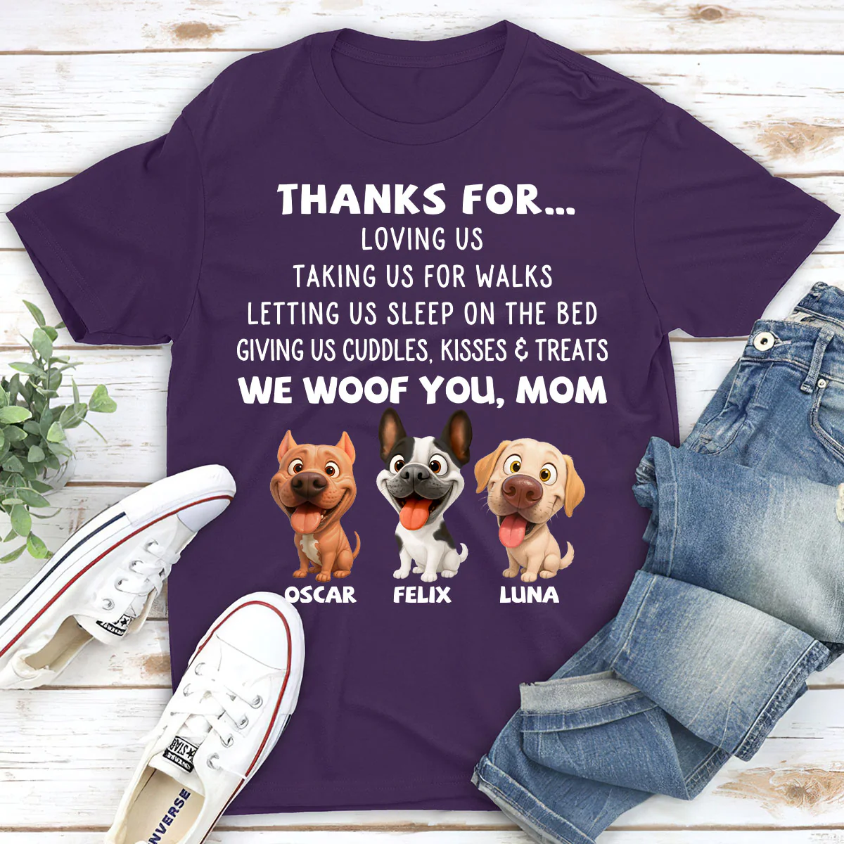 Thanks For Things You Do - Personalized Custom Unisex T-shirt - Image 4