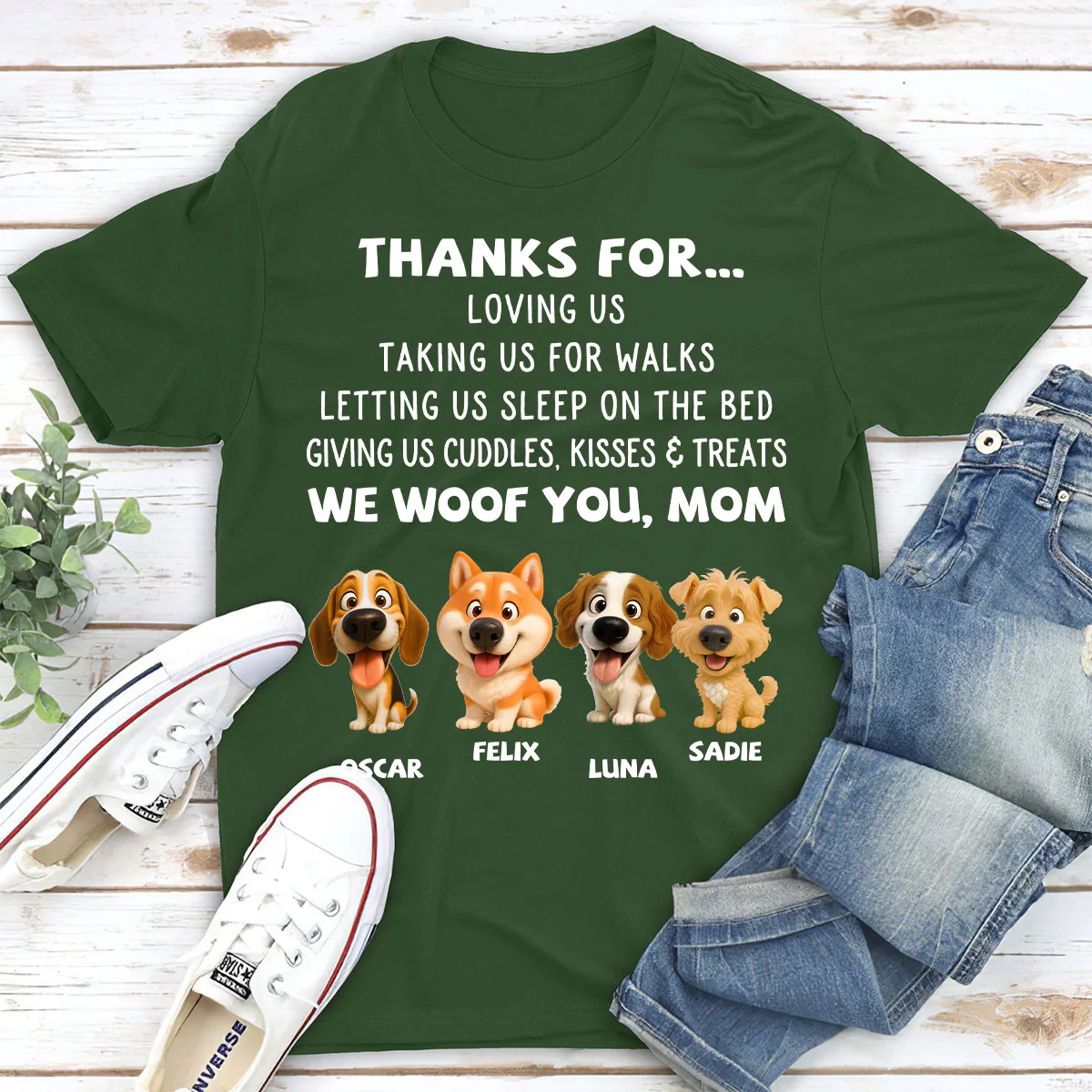 Thanks For Things You Do - Personalized Custom Unisex T-shirt - Image 6