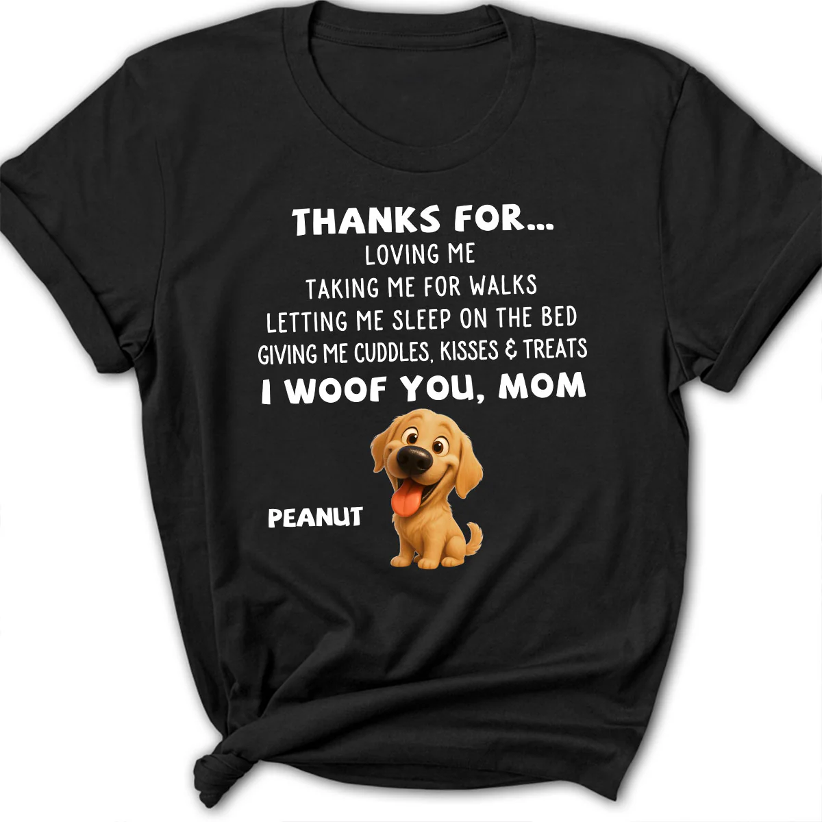 Thanks For Things You Do - Personalized Custom Women's T-shirt - Image 2