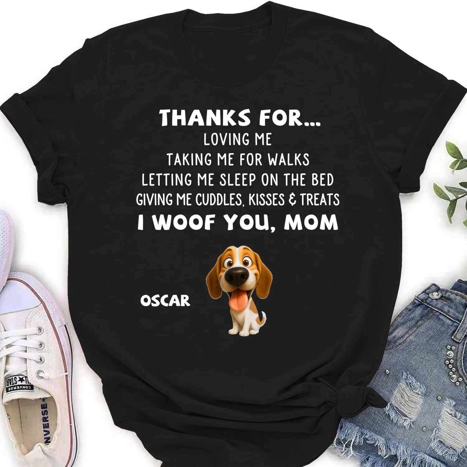 Thanks For Things You Do - Personalized Custom Women's T-shirt - Image 6