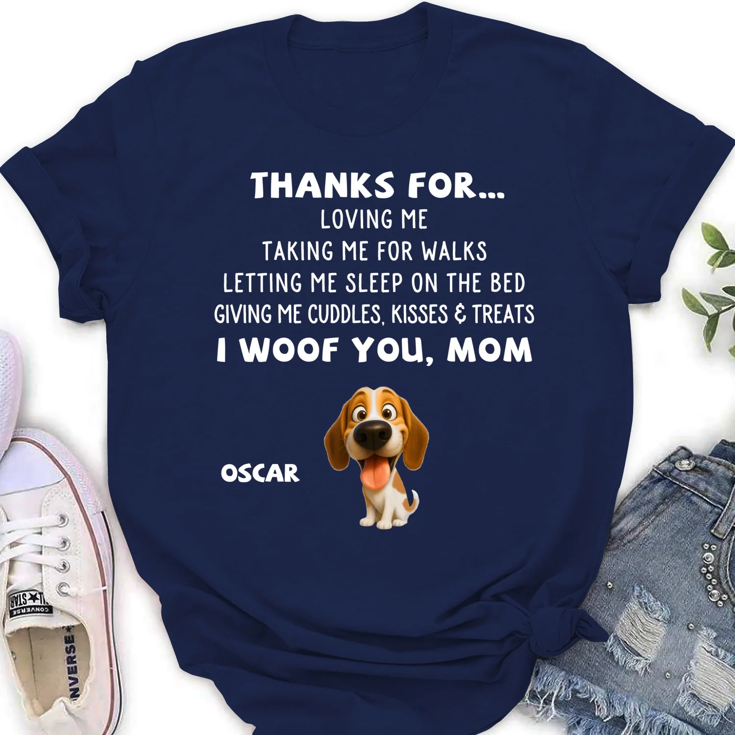 Thanks For Things You Do - Personalized Custom Women's T-shirt - Image 7