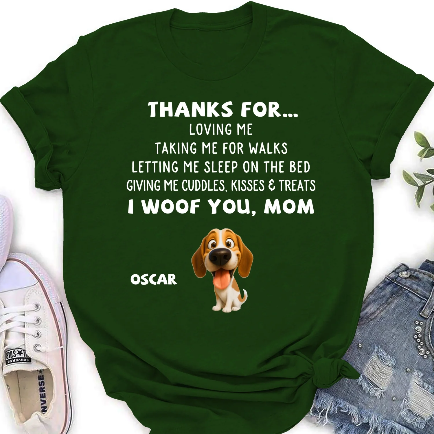 Thanks For Things You Do - Personalized Custom Women's T-shirt - Image 8