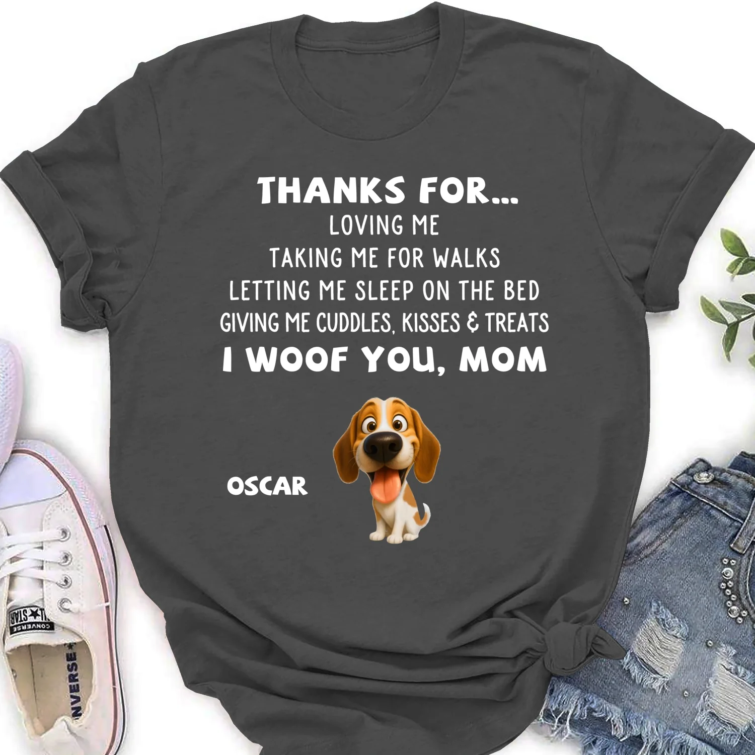 Thanks For Things You Do - Personalized Custom Women's T-shirt - Image 9