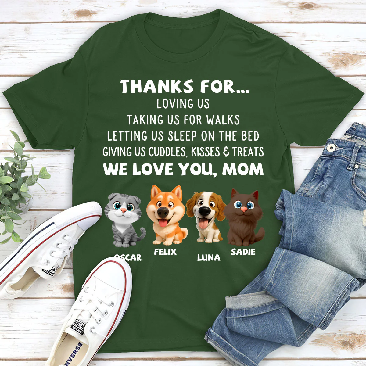 Thanks For Things You Do Pet - Personalized Custom Unisex T-shirt - Image 5